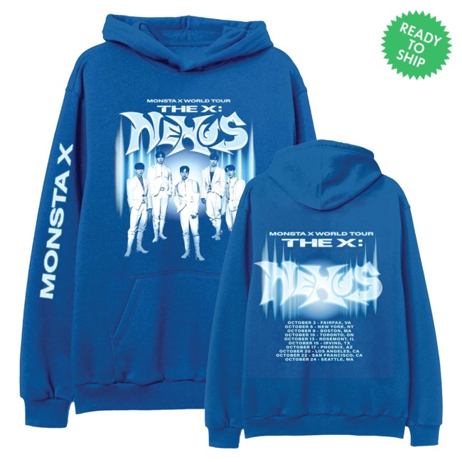 Monsta X Merch Store Nexus Tour Pullover Hoodie - Favishirt
