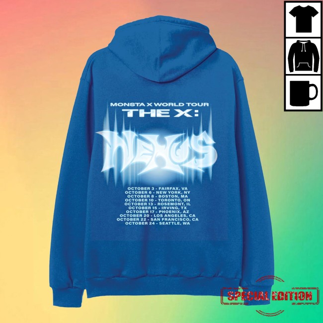 Monsta X Merch Store Nexus Tour Pullover Hoodie - Favishirt