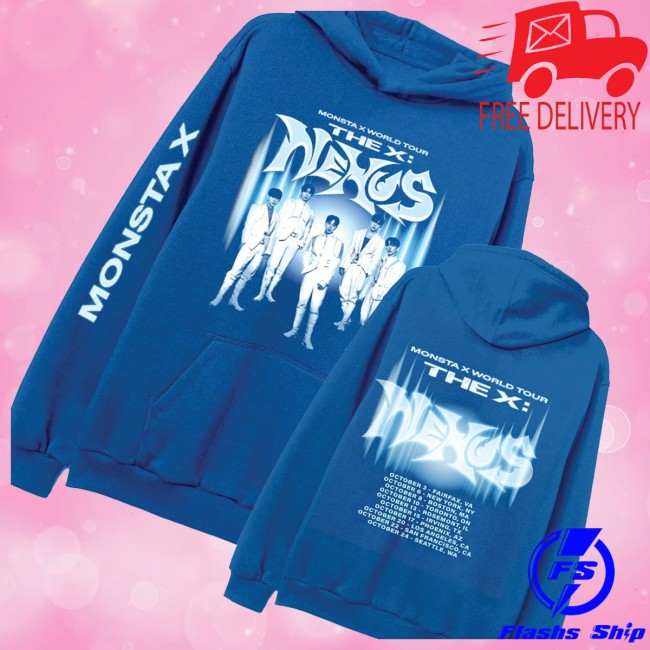 Monsta X Merch Store Nexus Tour Pullover Hoodie - Favishirt