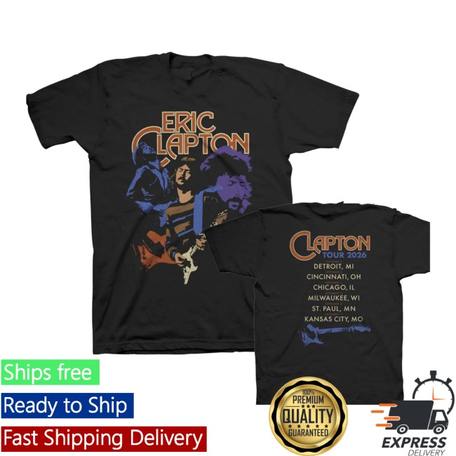 Eric Clapton Store Merch Vintage Montage Tour Tee 2026 - Favishirt